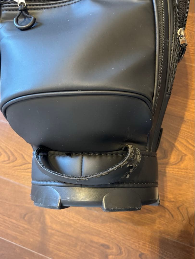 ルコックゴルフ セルフスタンド付きキャディバッグ ブラック