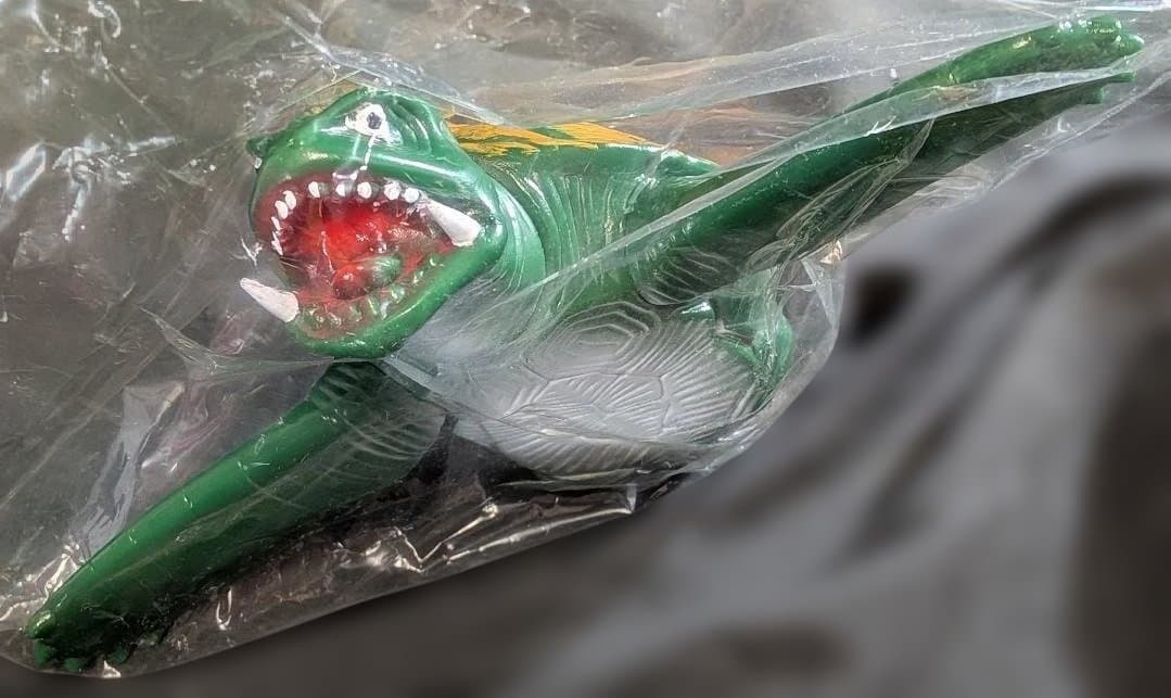 平成ガメラ飛行形態（マルサン）ミドルサイズ 未開封ソフビフィギュア