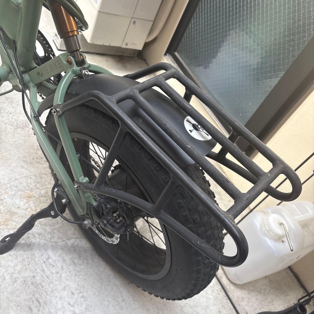 MATE 電動アシスト自転車 オリーブグリーン