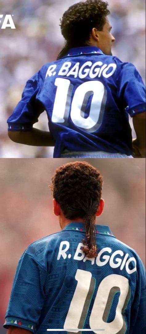 イタリア代表 サッカーシャツ 10番　ロベルト・バッジョ