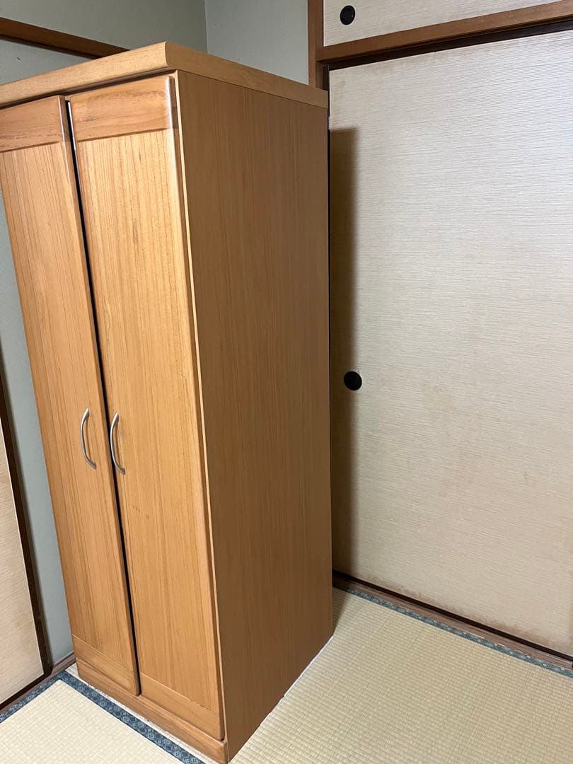 日本製　2枚扉　タンス