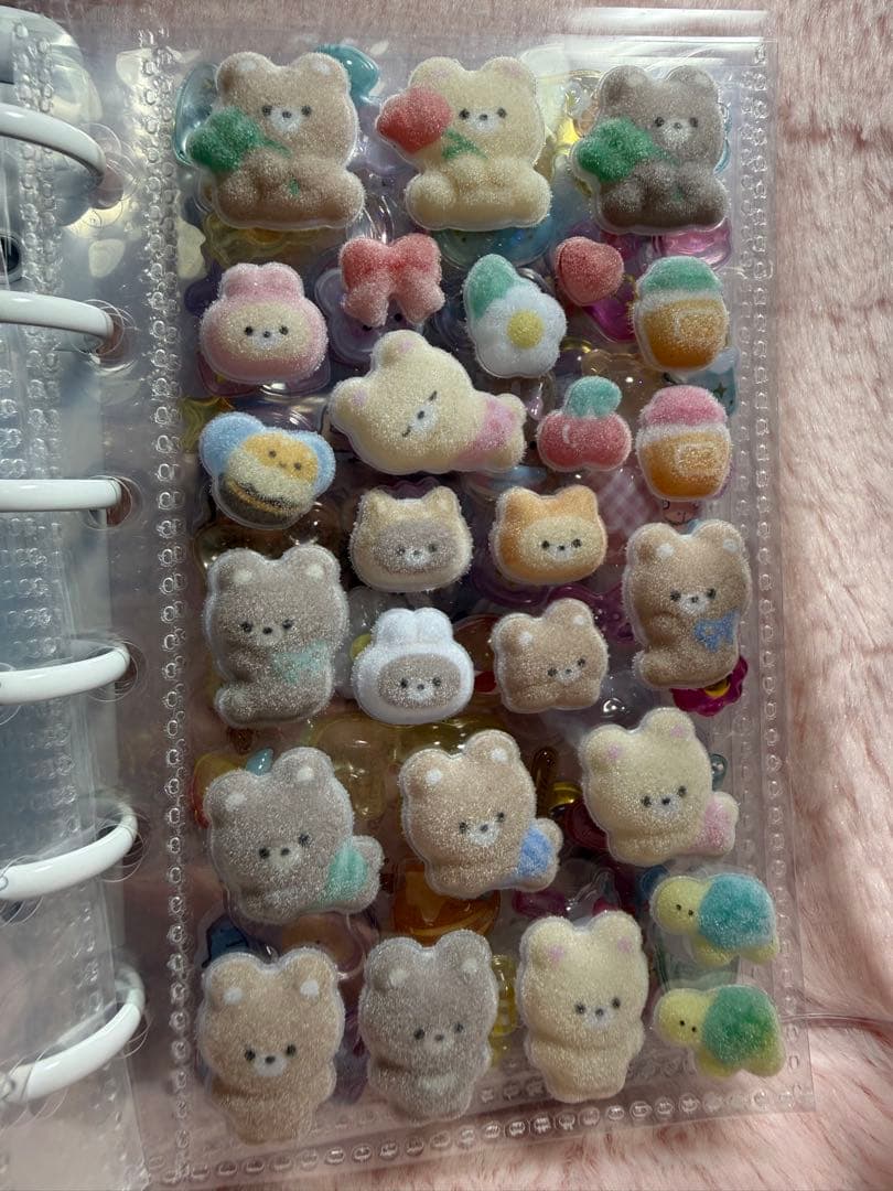シール帳完成品　ボンボンドロップシール