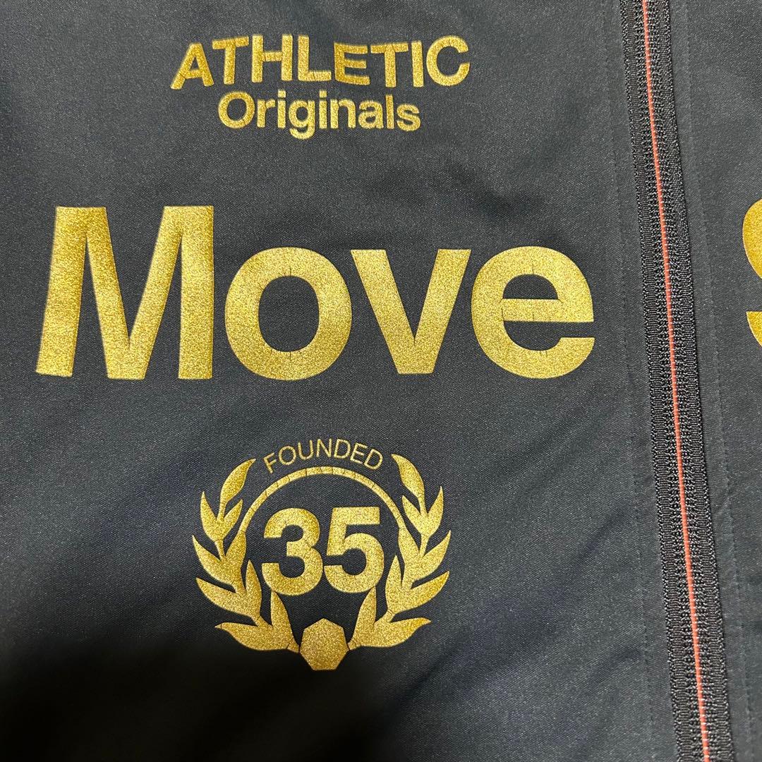 デサントムーブスポーツ Move Sport ジャージ セットアップ 黒/金 L