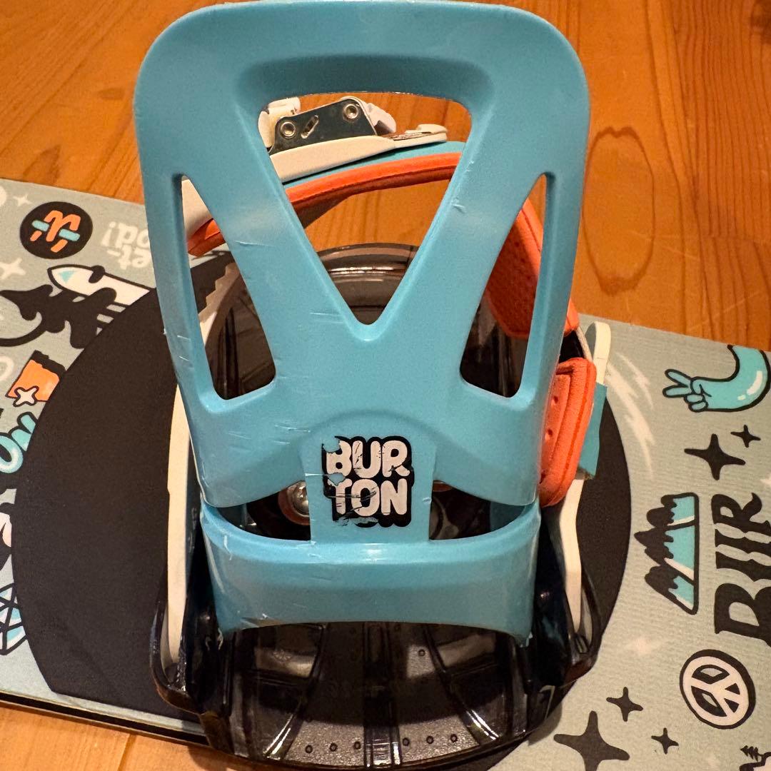 バートン キッズ スノーボード板 ビンディングセットBURTON90センチ