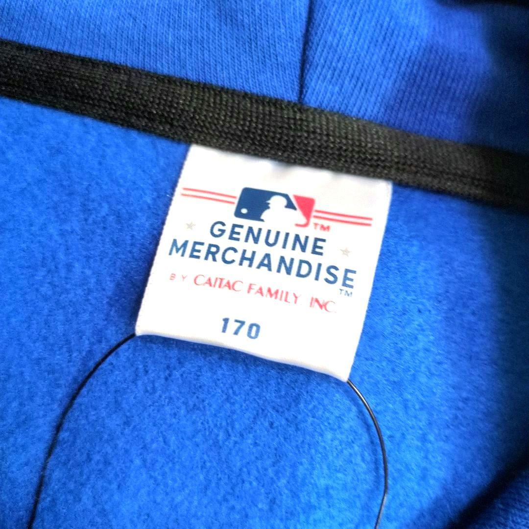 【値下】170 ドジャース　MLB　大谷　ロゴワッペン　ビッグロゴ　パーカー