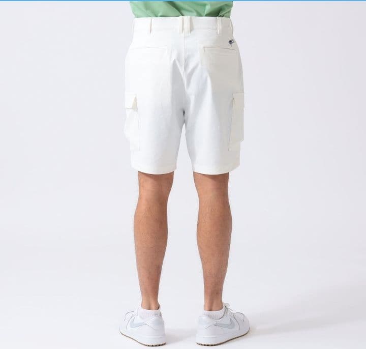 ⓁBEAMS GOLF（ビームス ゴルフ）ストレッチ カーゴショーツWHITE