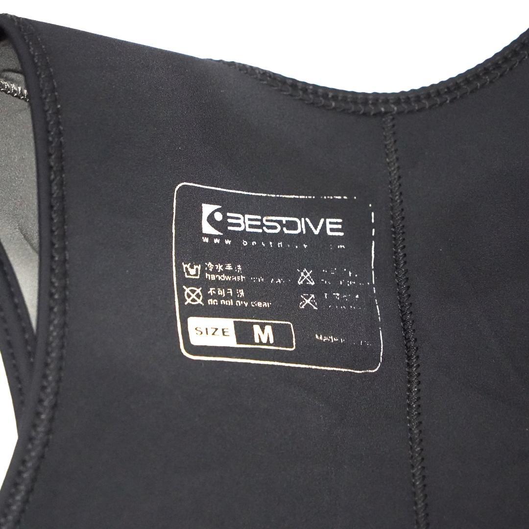 BESTDIVE ウェットスーツ Mサイズ グレー　ロングジョン　5mm