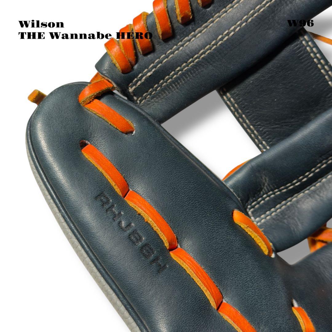 希少品！ Wilson ウィルソン ワナビー 軟式野球 内野手 グローブ グラブ
