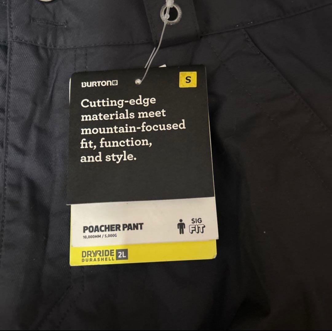 新品未使用 タグ付き BURTON MB POACHER PT Sサイズ 黒