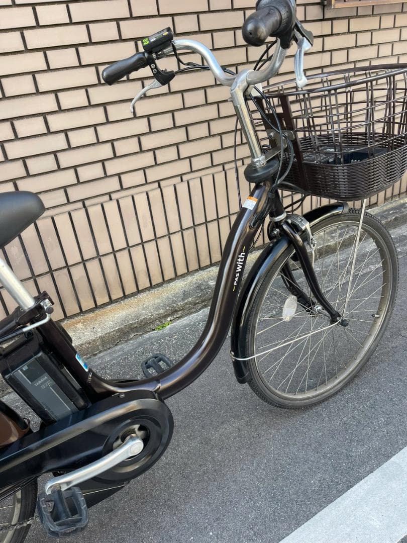 電動アシスト自転車 黒 12.3Ah YAMAHA 26BYDE24