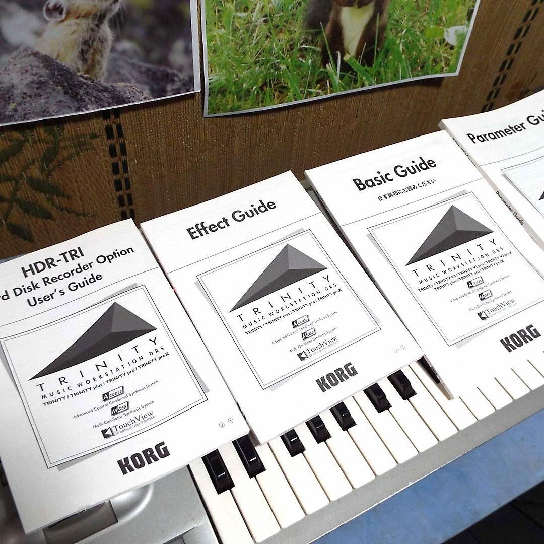 液晶難有_KORG TRINITY 61鍵_SCSI付_FDD交換_取説新品