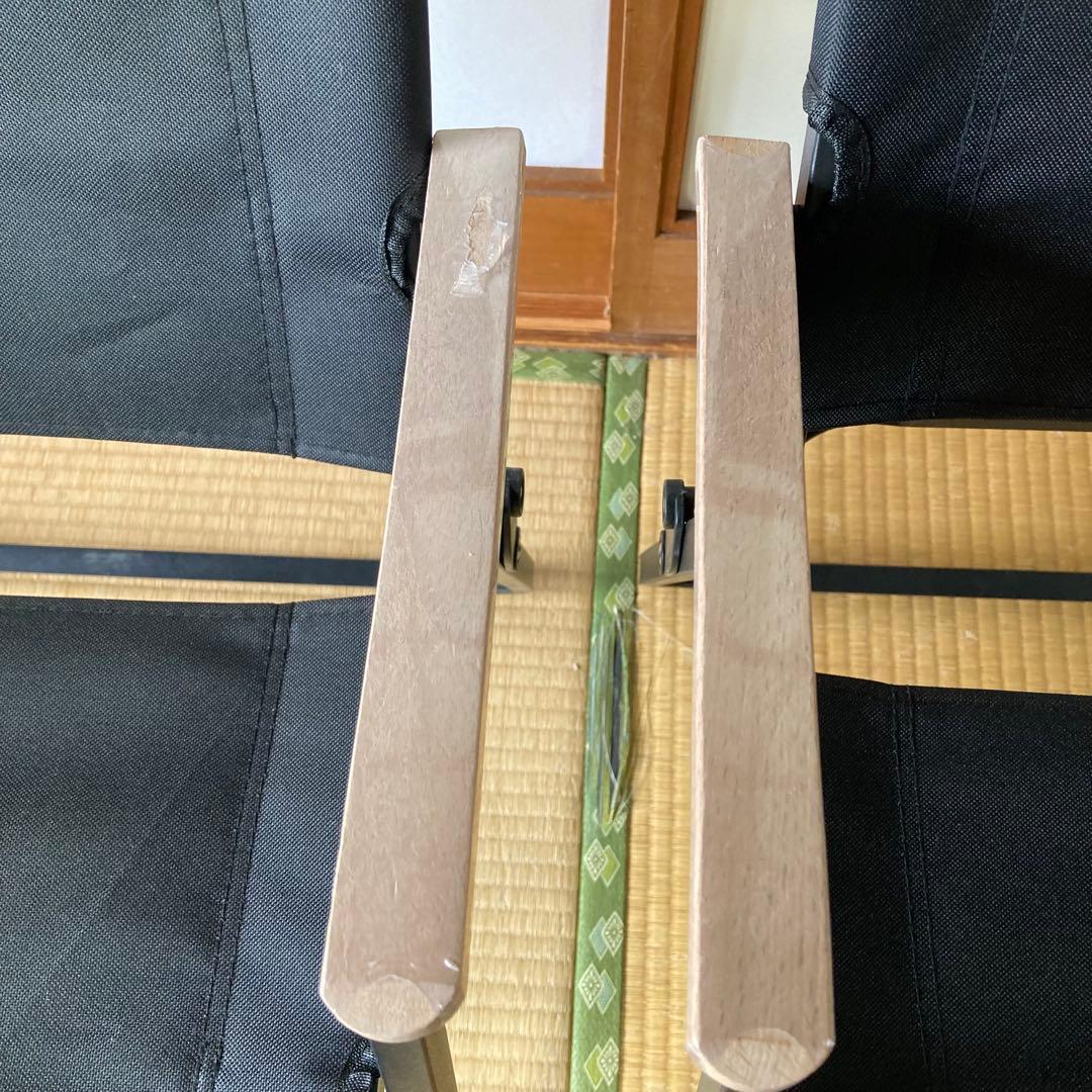 CampWild アウトドアチェア キャンプチェア 折りたたみ椅子 2個セット