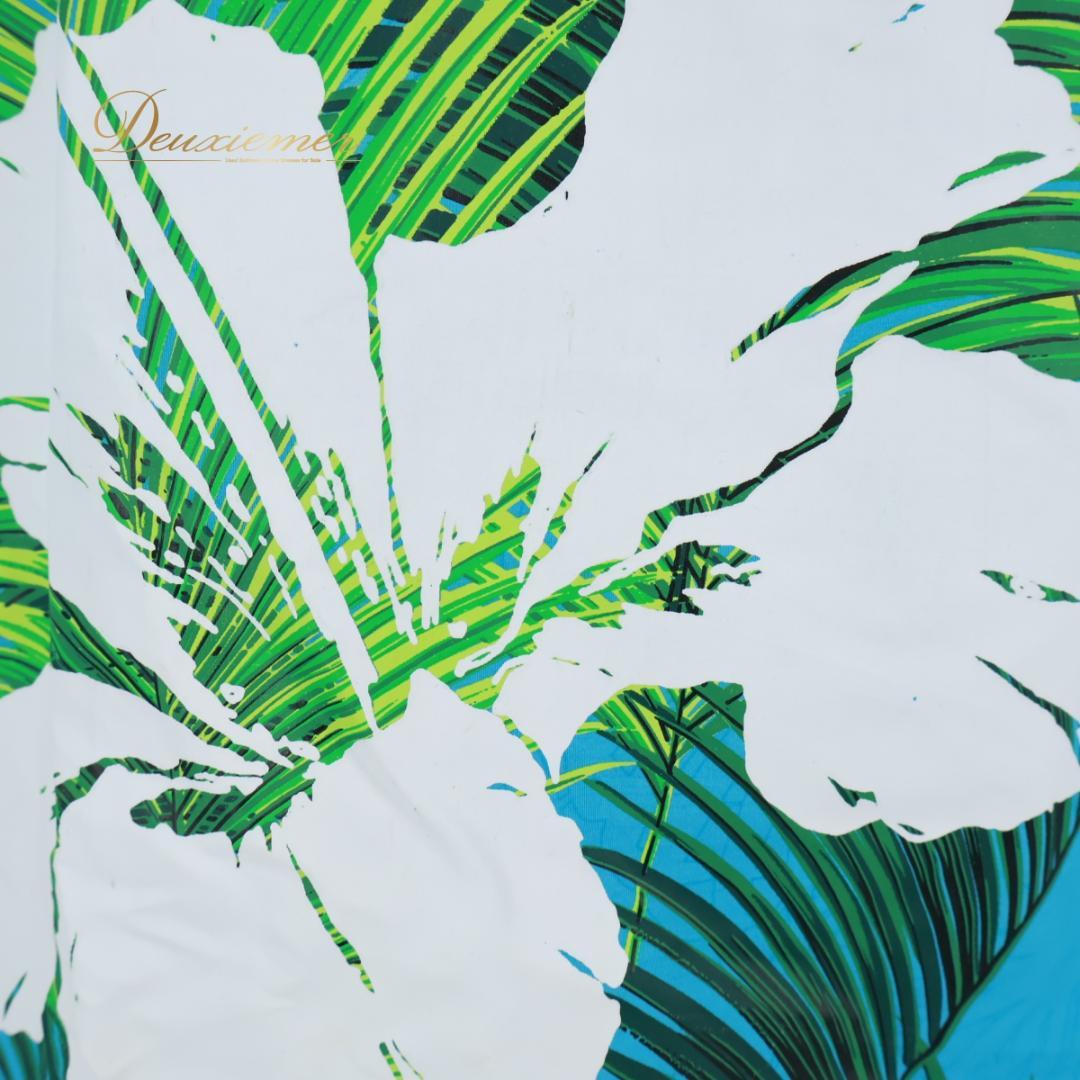 【日本製 フラダンス衣装】スカイブルー ALOHA STANDARDS 水色 白