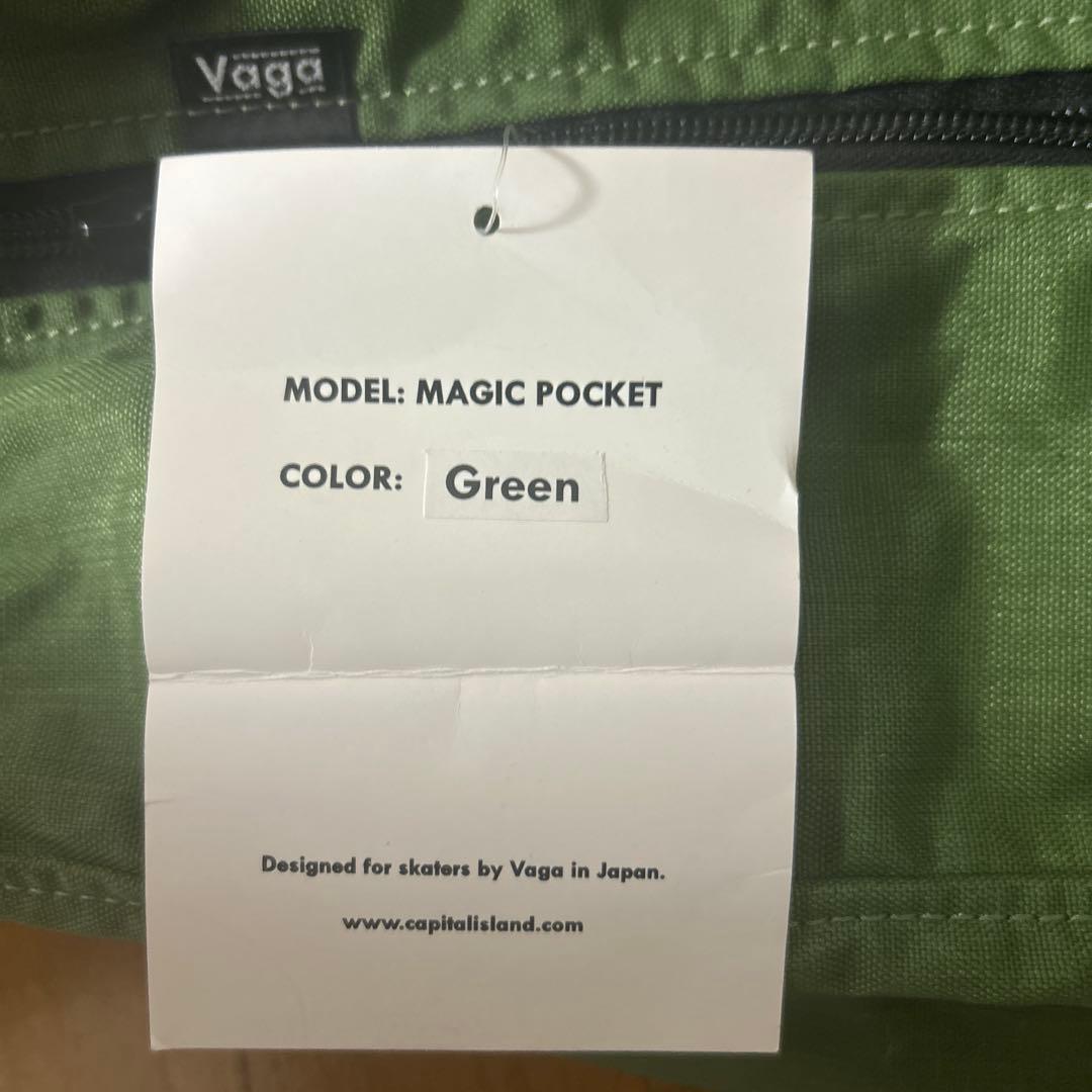 新品　VAGA バガ MAGIC POCKET 2G グリーン