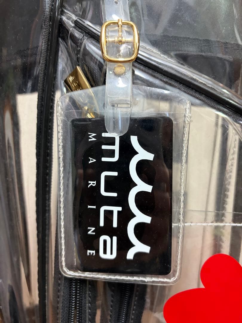 【美品】ムータ　muta キャディバック　クリア