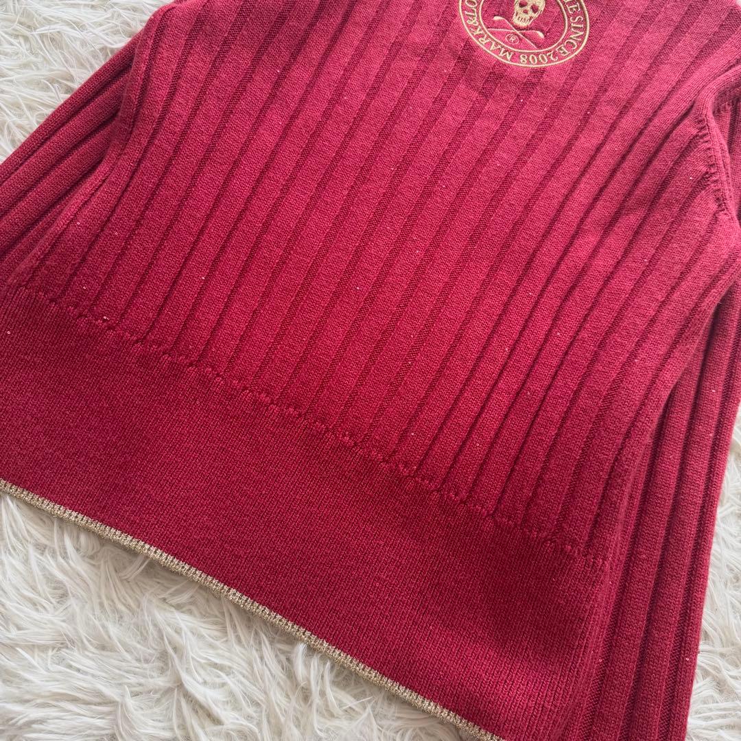 【マークアンドロナ】24年製　Cristina Glam Fur Sweater