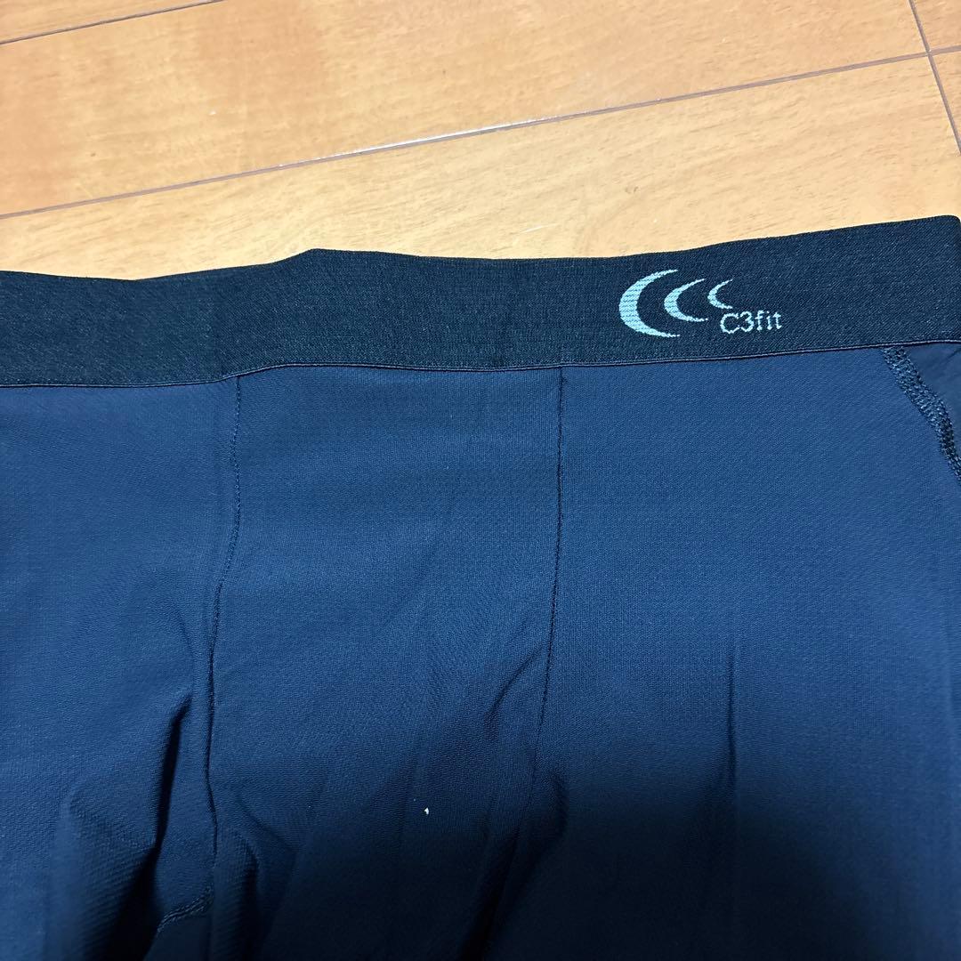 C3fit メンズ Lサイズ タイツ　ブラック