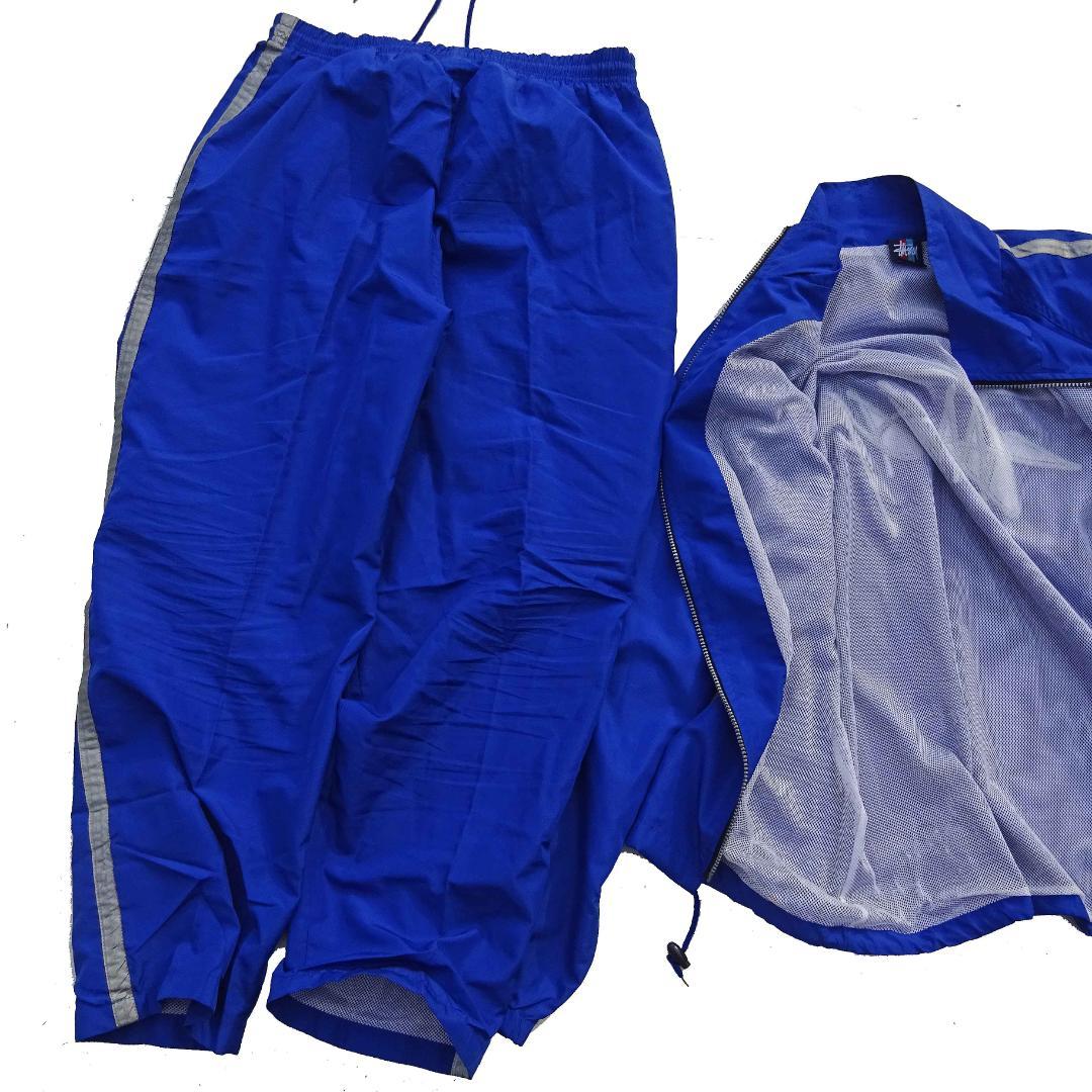 OLD STUSSYステューシー90sUSA製セットアップスーツメッシュトラック