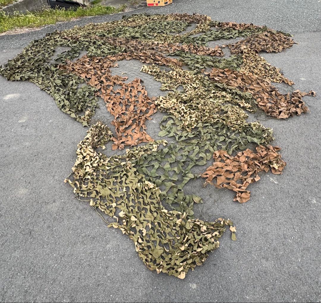 米軍　偽装網　カモフラージュネット　ウッドランド
