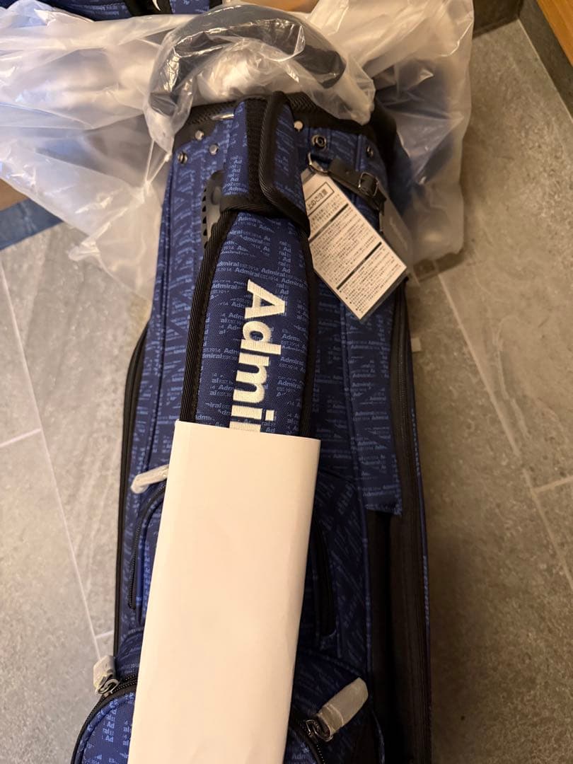ADMRIAL キャディバッグ ネイビー 新品