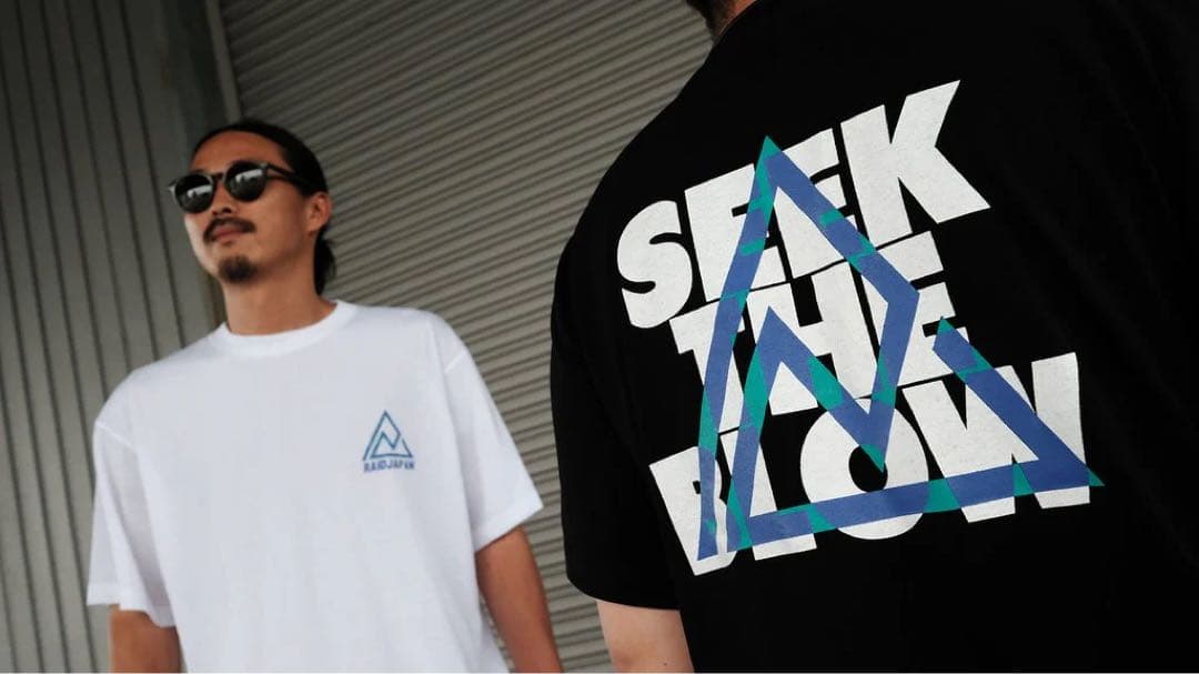 RAID JAPAN TRIANGLE STB TEE 黒 M レイドジャパン