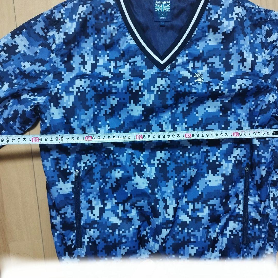 Admiral アドミラル ジャケット M　カモ 迷彩 ブルー スポーツウェア