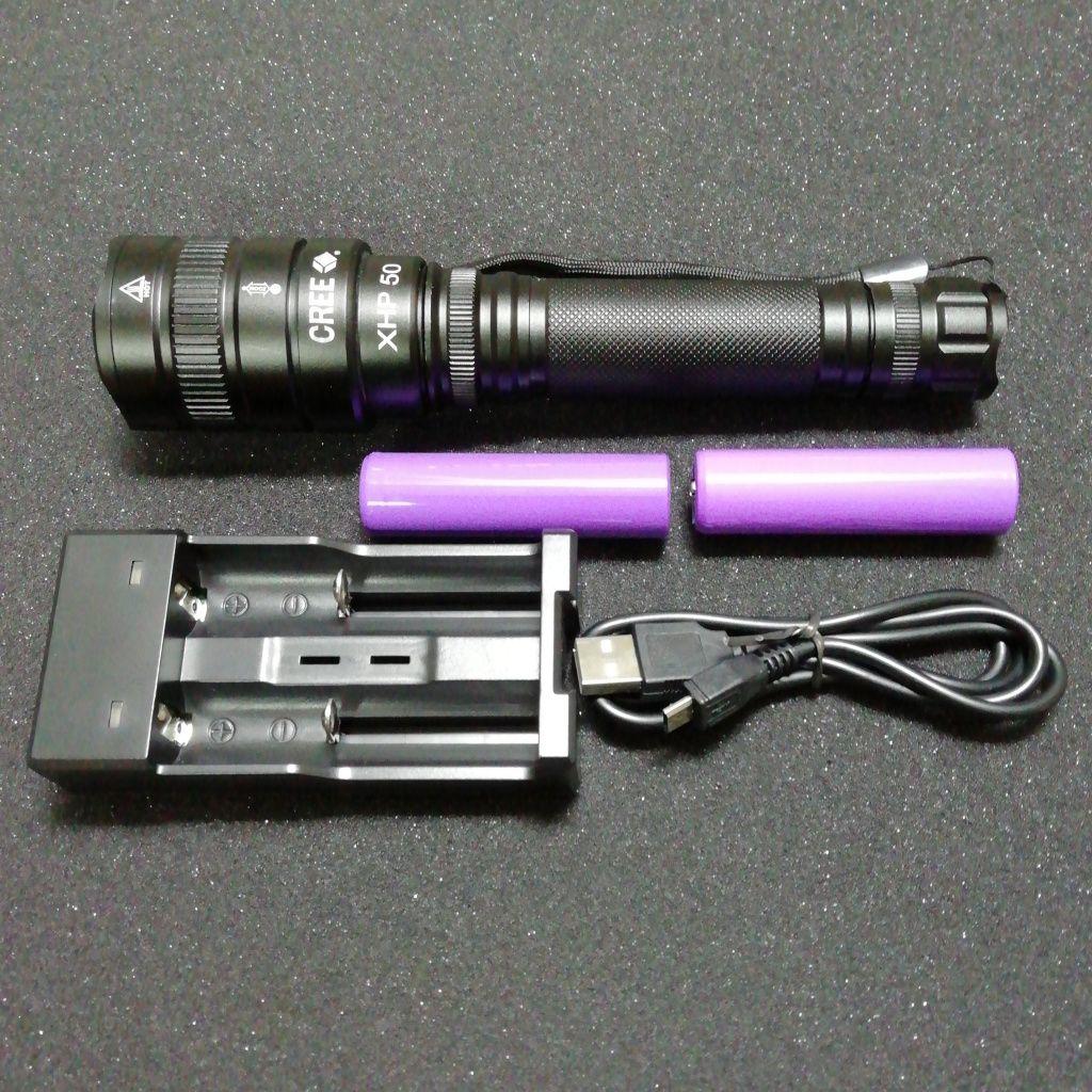 『正規CREE XHP50.2/スリム』懐中電灯　LEDハンディライト　超強力