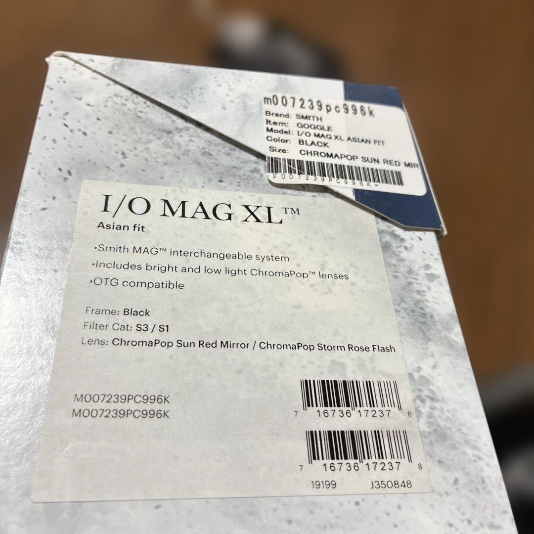 Smith スミス I/O MAG XL アイオー　ゴーグル