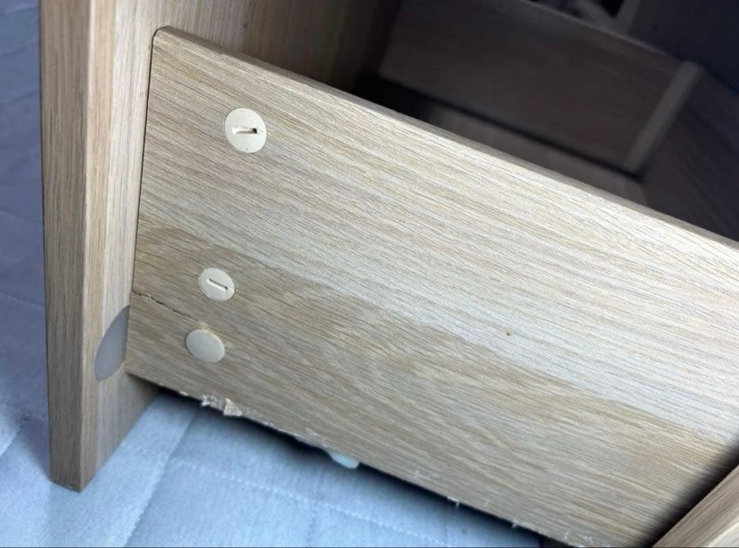 IKEA　テレビボードベストー　ナチュラルウッド　引き出し開き扉