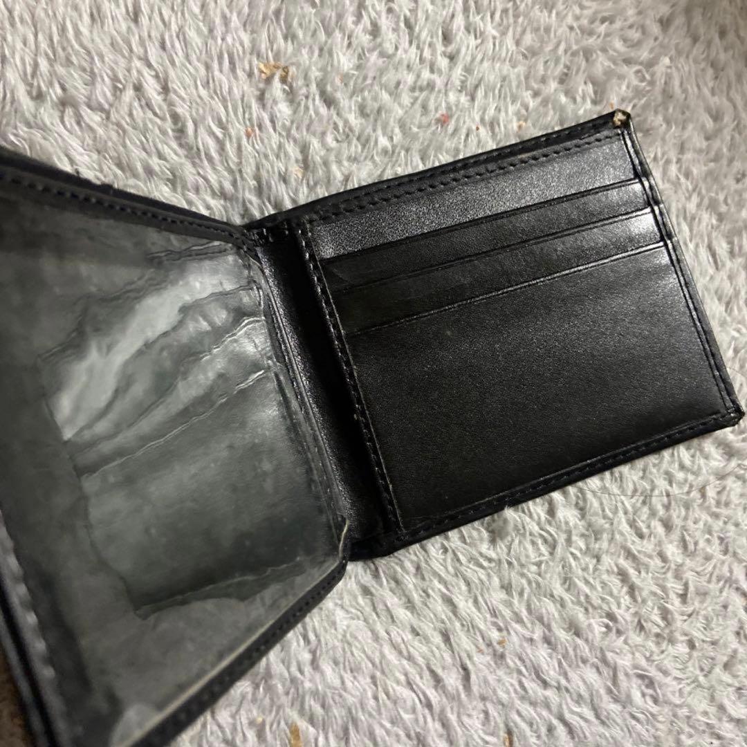 本物中国公安警察用　現役99式中共警察バッジ付きレザー二つ折り財布