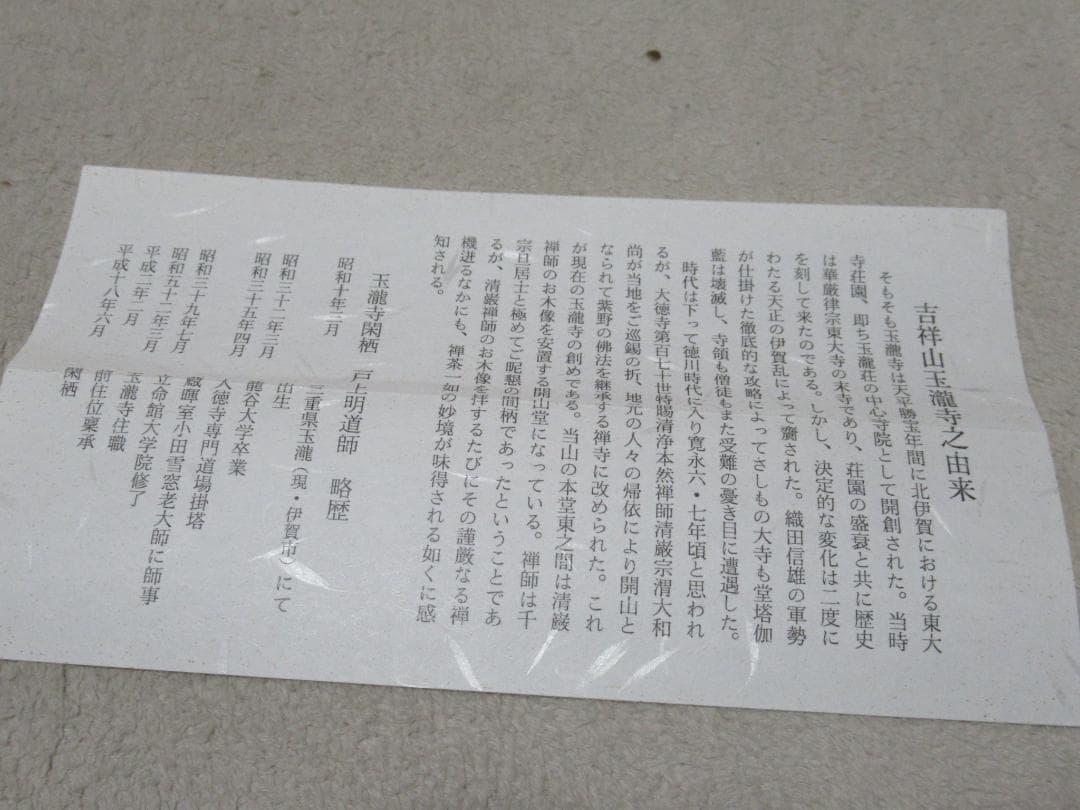 大徳寺　戸上明道筆　柳　緑花紅　共箱
