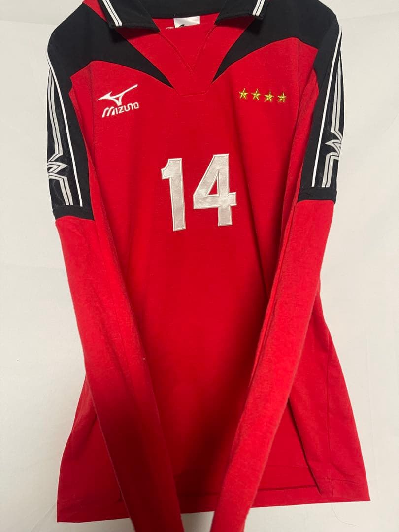 ★MIZUNO★東亜学園★高校★バレー★ユニフォーム★14番★部活★学生★O★