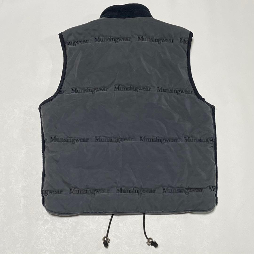 MUNSINGWEAR フリースベスト 日本製 ファブミックス マンシングウェア