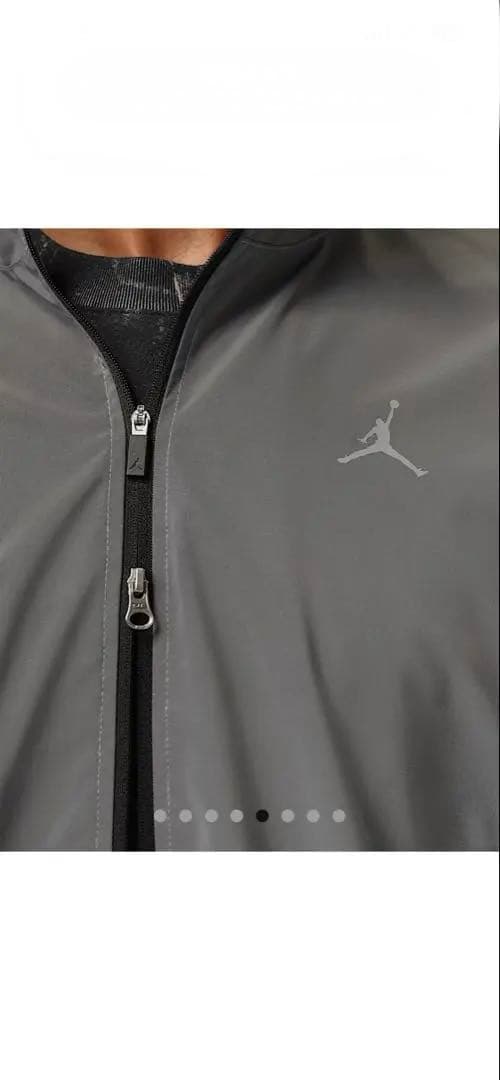 Jordan ブルックリン　ナイロンジャケット グレー　S