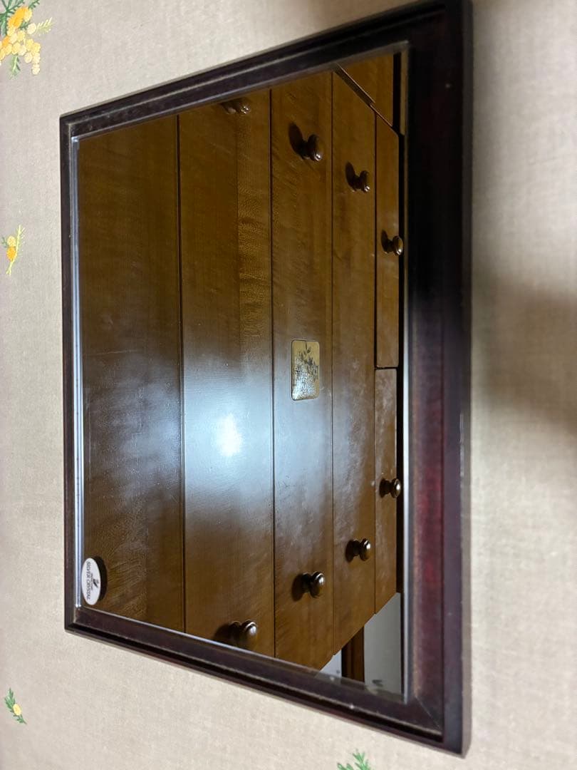 スワロフスキー　ディスプレイ　ショー　ケース 木製　ガラス　ミラー