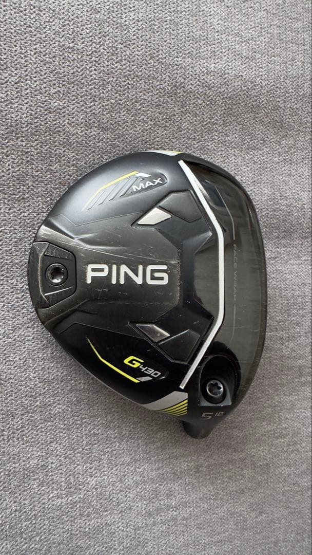 PING G430 MAX 5W ヘッド単体　ヘッドカバー付き