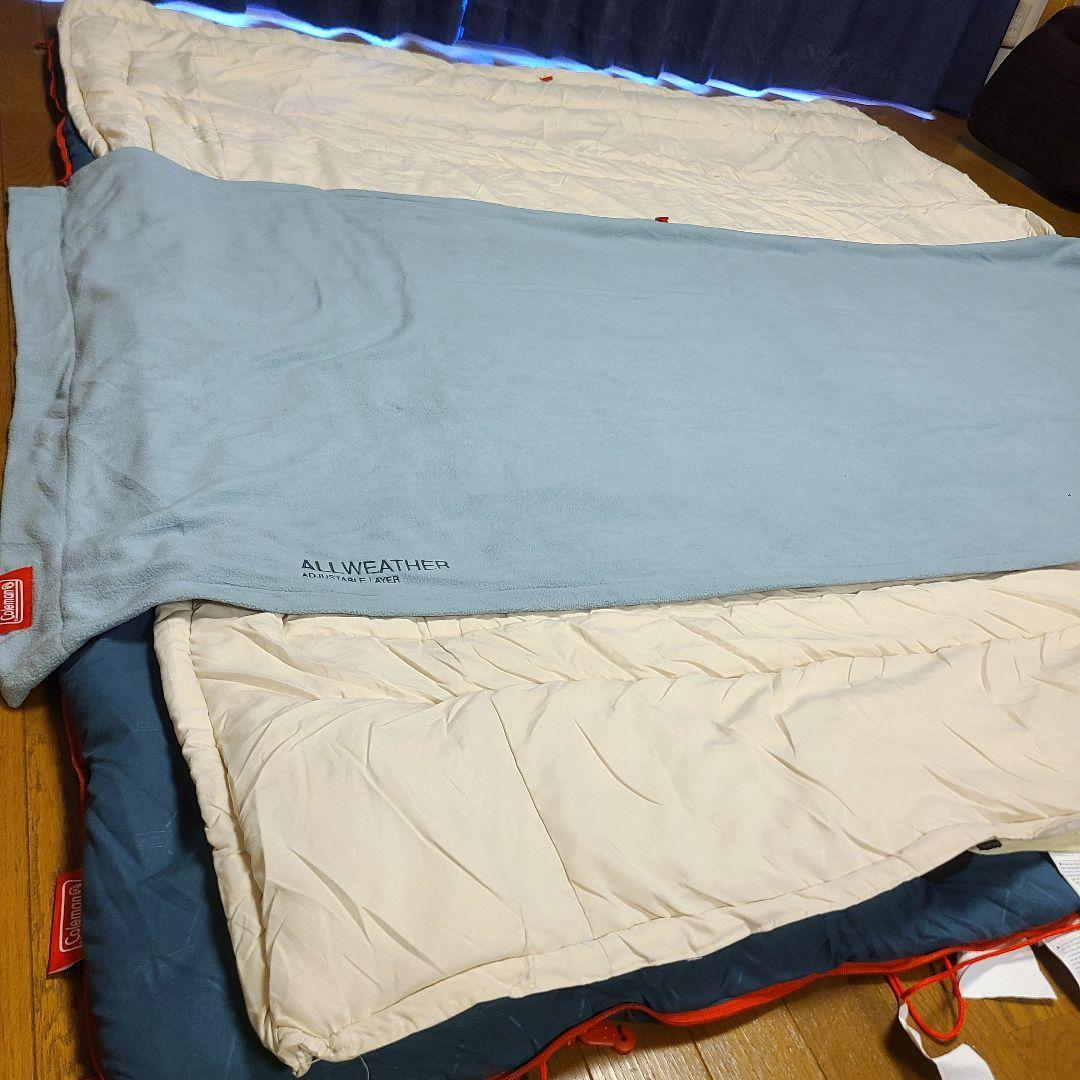 Coleman マルチレイヤースリーピングバッグ 2枚セット　寝袋　シュラフ