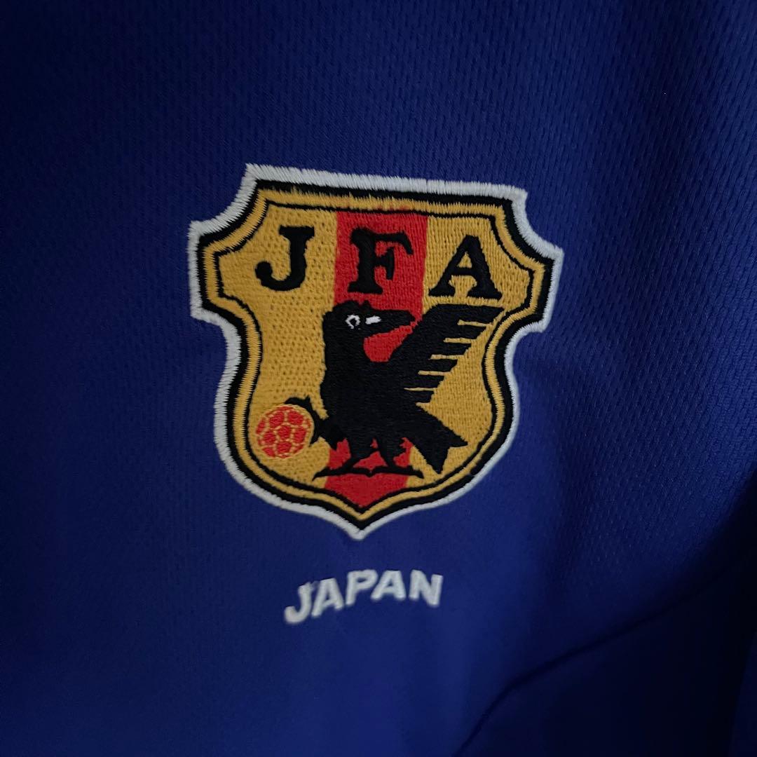 日本代表2002ホームサッカーユニフォームadidas刺繍ロゴワールドカップ