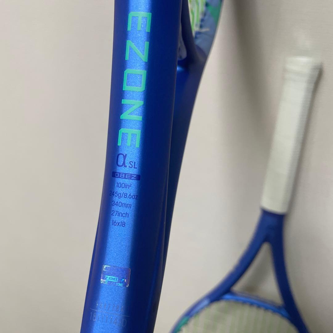 早い者勝ち、2本セット超美品、希少、ヨネックス イーゾーンα SL 　グリップ3
