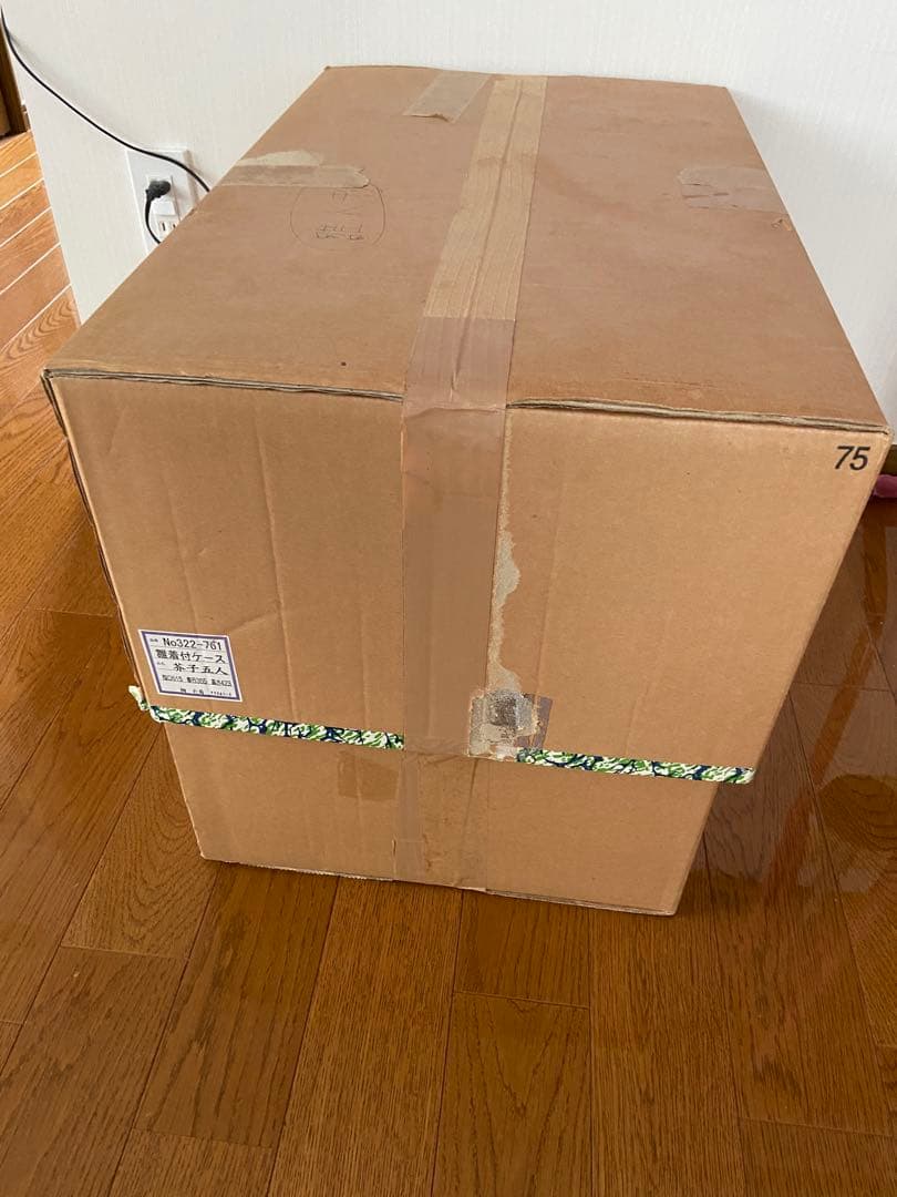 寿光 雛人形 お雛様 芥子五人三人官女 桐六角アクリルケース 雛祭り オルゴール