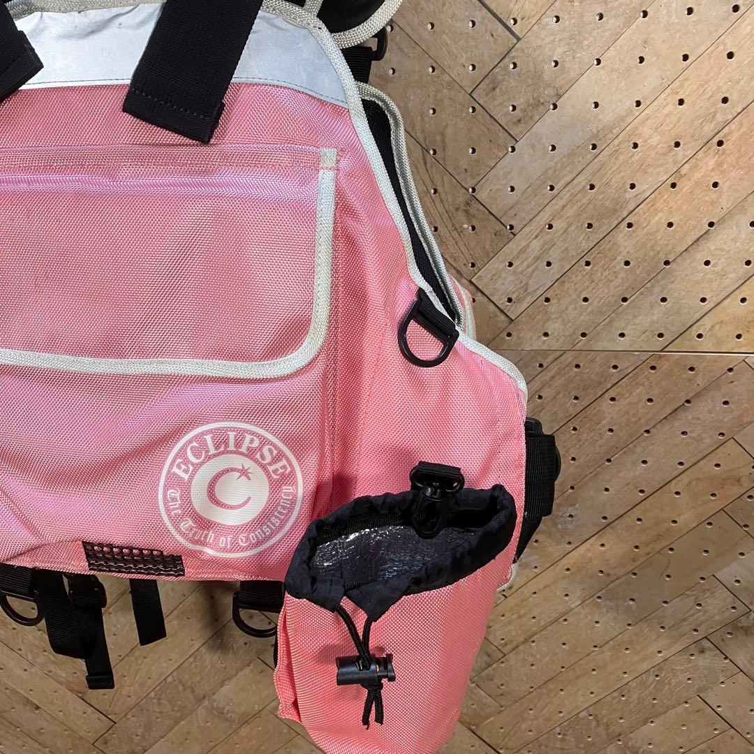 希少 ECLIPSE ピンク フィッシングベスト 女性専用