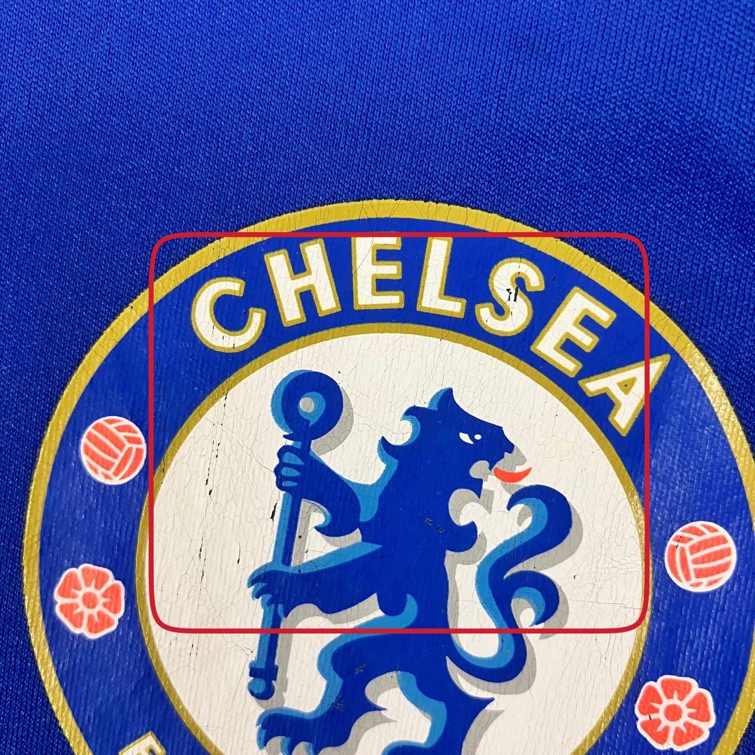 adidas チェルシーFC トレーニングシャツ 古着 企業ロゴ 三本線 ブルー