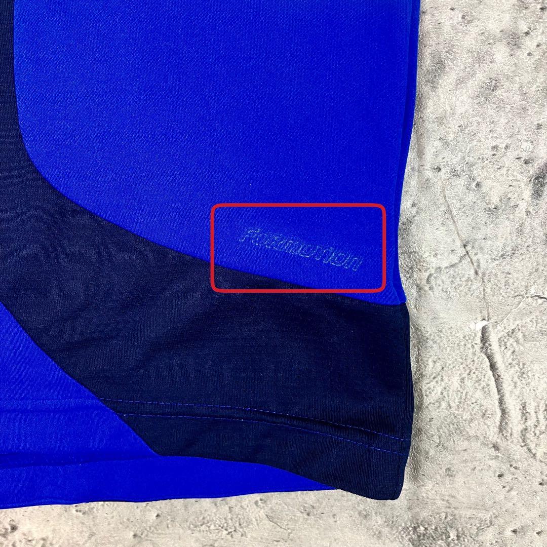 adidas チェルシーFC トレーニングシャツ 古着 企業ロゴ 三本線 ブルー