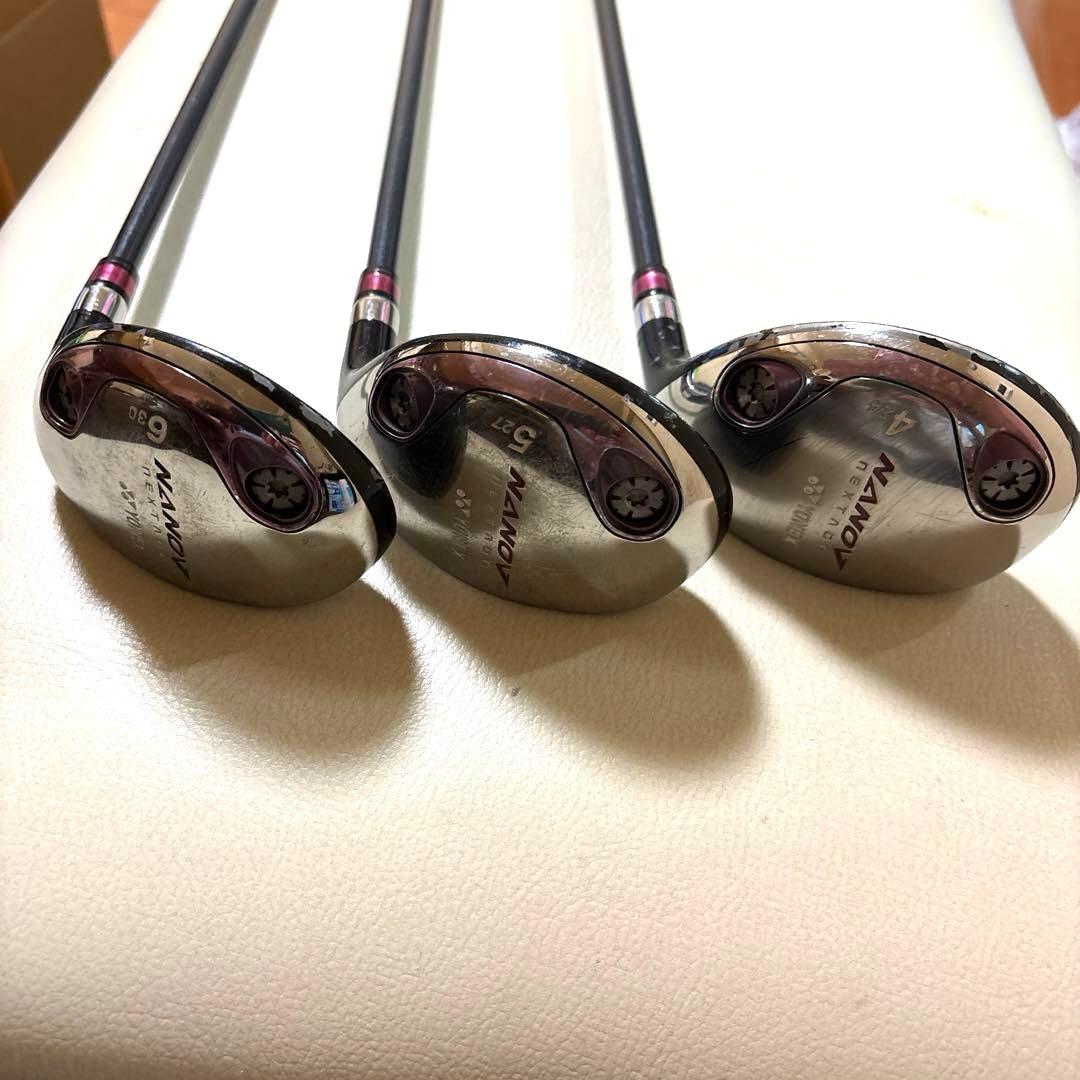 YONEX NANOV ユーティリティ 3本セット ￼ レディース 4.5.6U