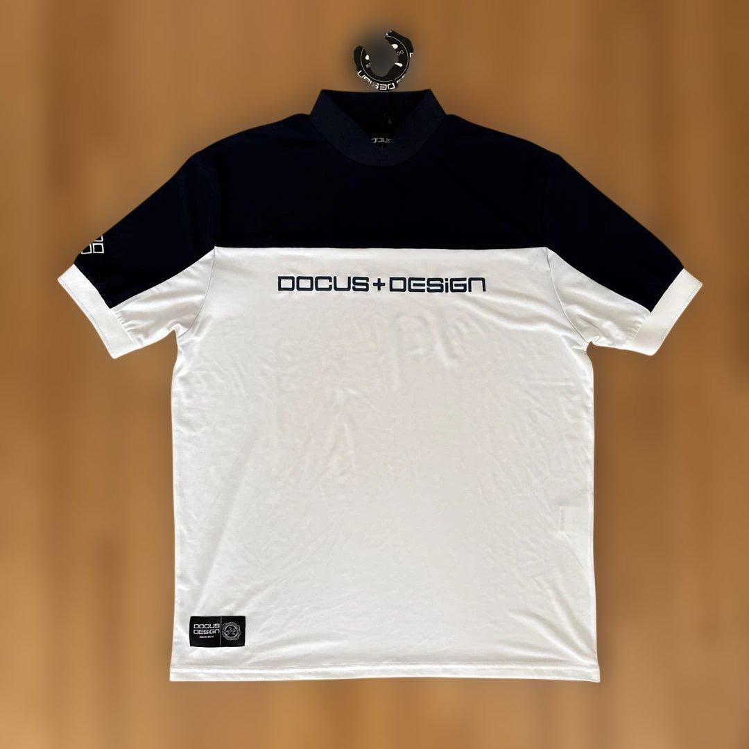 ドゥーカスDOCUS DESIGN モックネックシャツ半袖 Mサイズ