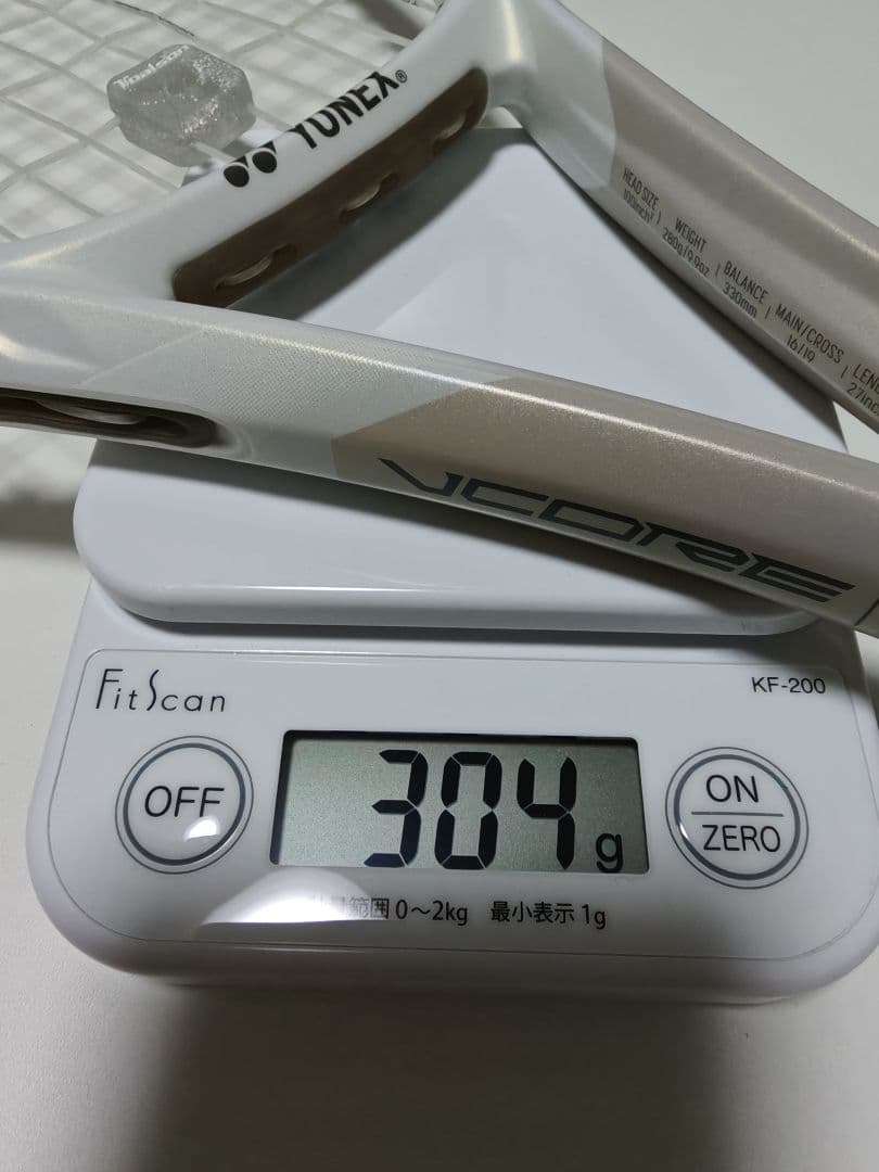ヨネックス VCORE100L(280g) サンドベージュ グリップG2