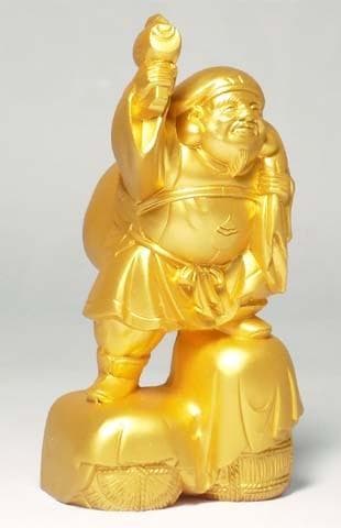 大黒様　置物 縁起物 24k