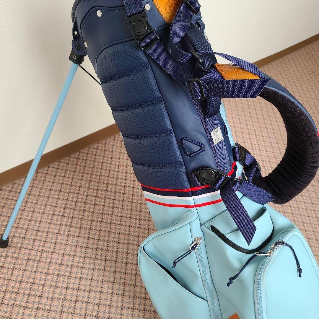 サンマウンテン　スタンド式軽量ゴルフバッグ 4分割