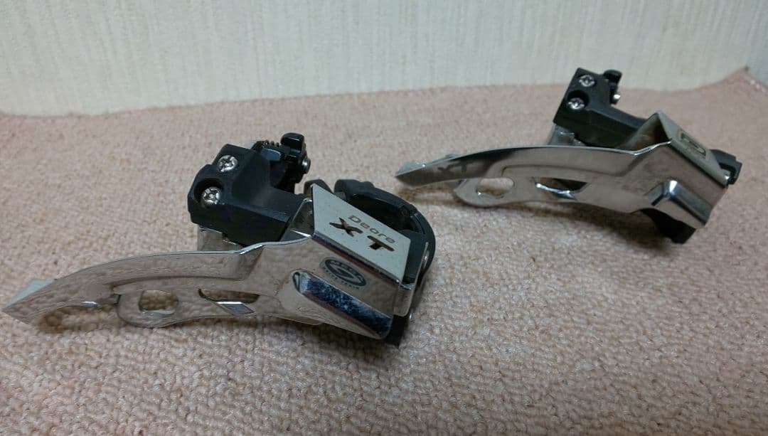 マウンテンバイクFディレイラー 新品３個、中古２個