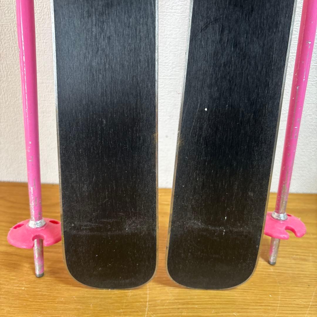 KAZAMAジュニア146cmスキーセット　hart 23cm ストック付